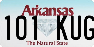 AR license plate 101KUG