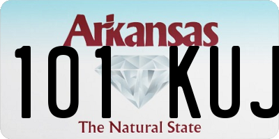 AR license plate 101KUJ