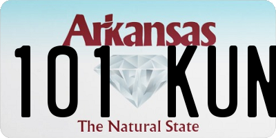 AR license plate 101KUN