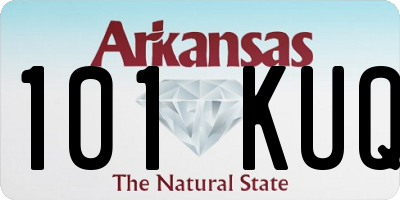 AR license plate 101KUQ