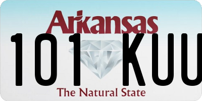 AR license plate 101KUU