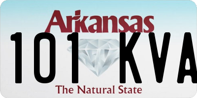 AR license plate 101KVA