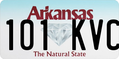 AR license plate 101KVC