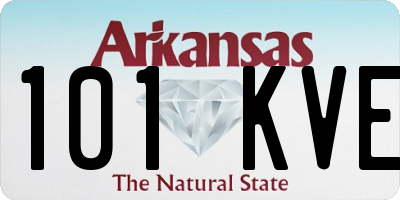 AR license plate 101KVE