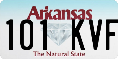 AR license plate 101KVF