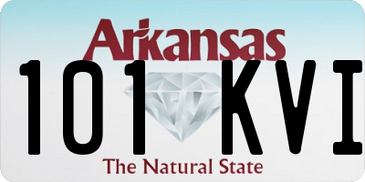 AR license plate 101KVI