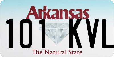 AR license plate 101KVL