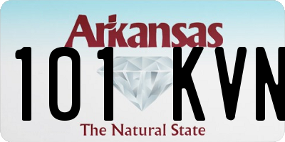 AR license plate 101KVN