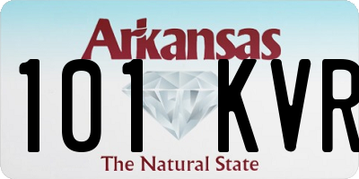 AR license plate 101KVR
