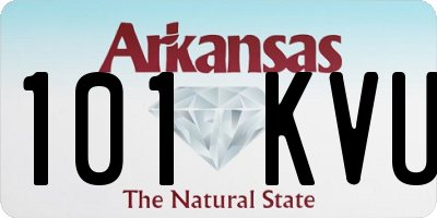 AR license plate 101KVU