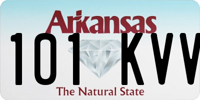 AR license plate 101KVV