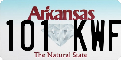 AR license plate 101KWF