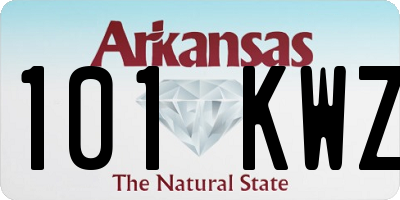 AR license plate 101KWZ