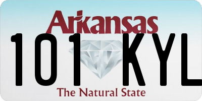 AR license plate 101KYL