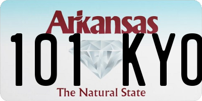 AR license plate 101KYO