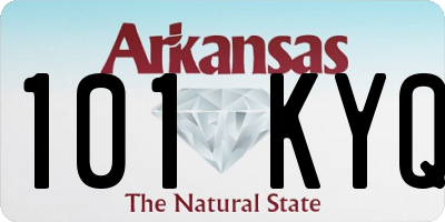 AR license plate 101KYQ