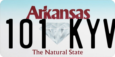 AR license plate 101KYV