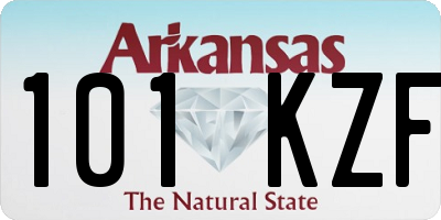 AR license plate 101KZF