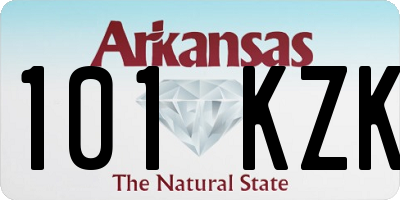 AR license plate 101KZK