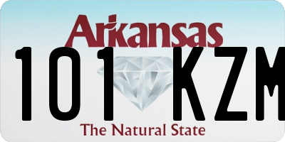 AR license plate 101KZM