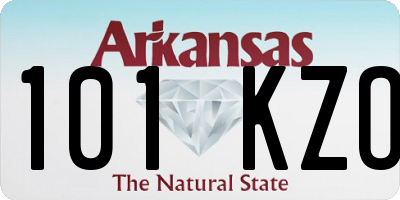 AR license plate 101KZO