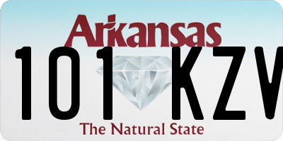 AR license plate 101KZV