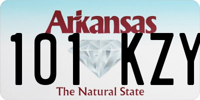 AR license plate 101KZY