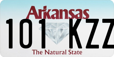 AR license plate 101KZZ