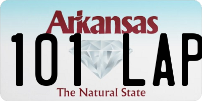 AR license plate 101LAP
