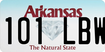 AR license plate 101LBW