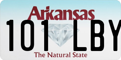 AR license plate 101LBY