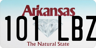 AR license plate 101LBZ