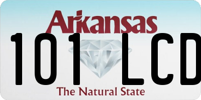 AR license plate 101LCD