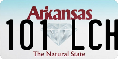AR license plate 101LCH