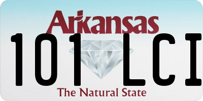 AR license plate 101LCI