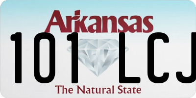 AR license plate 101LCJ