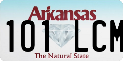 AR license plate 101LCM