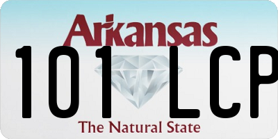 AR license plate 101LCP