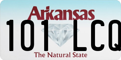 AR license plate 101LCQ