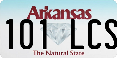 AR license plate 101LCS
