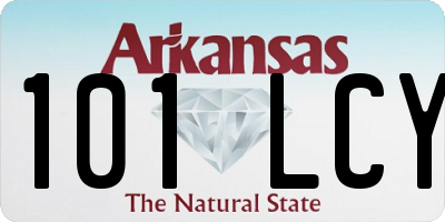 AR license plate 101LCY