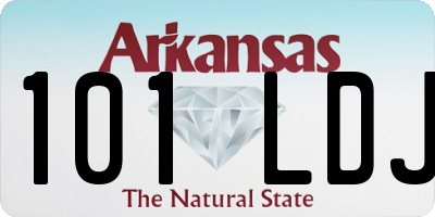 AR license plate 101LDJ