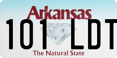 AR license plate 101LDT