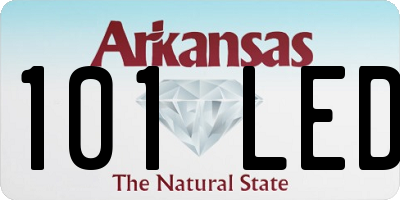 AR license plate 101LED