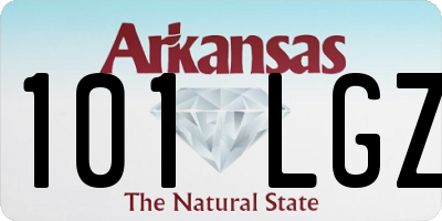 AR license plate 101LGZ