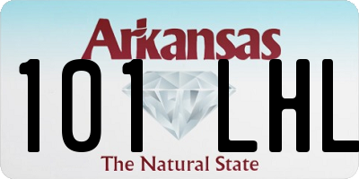 AR license plate 101LHL
