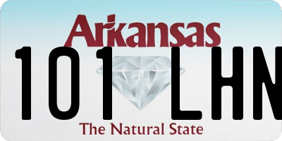AR license plate 101LHN