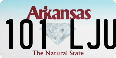 AR license plate 101LJU