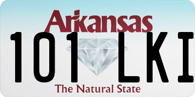 AR license plate 101LKI