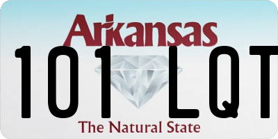 AR license plate 101LQT